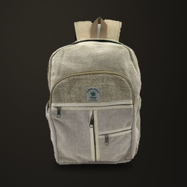 Mochila clásica de cáñamo 5 Cremalleras