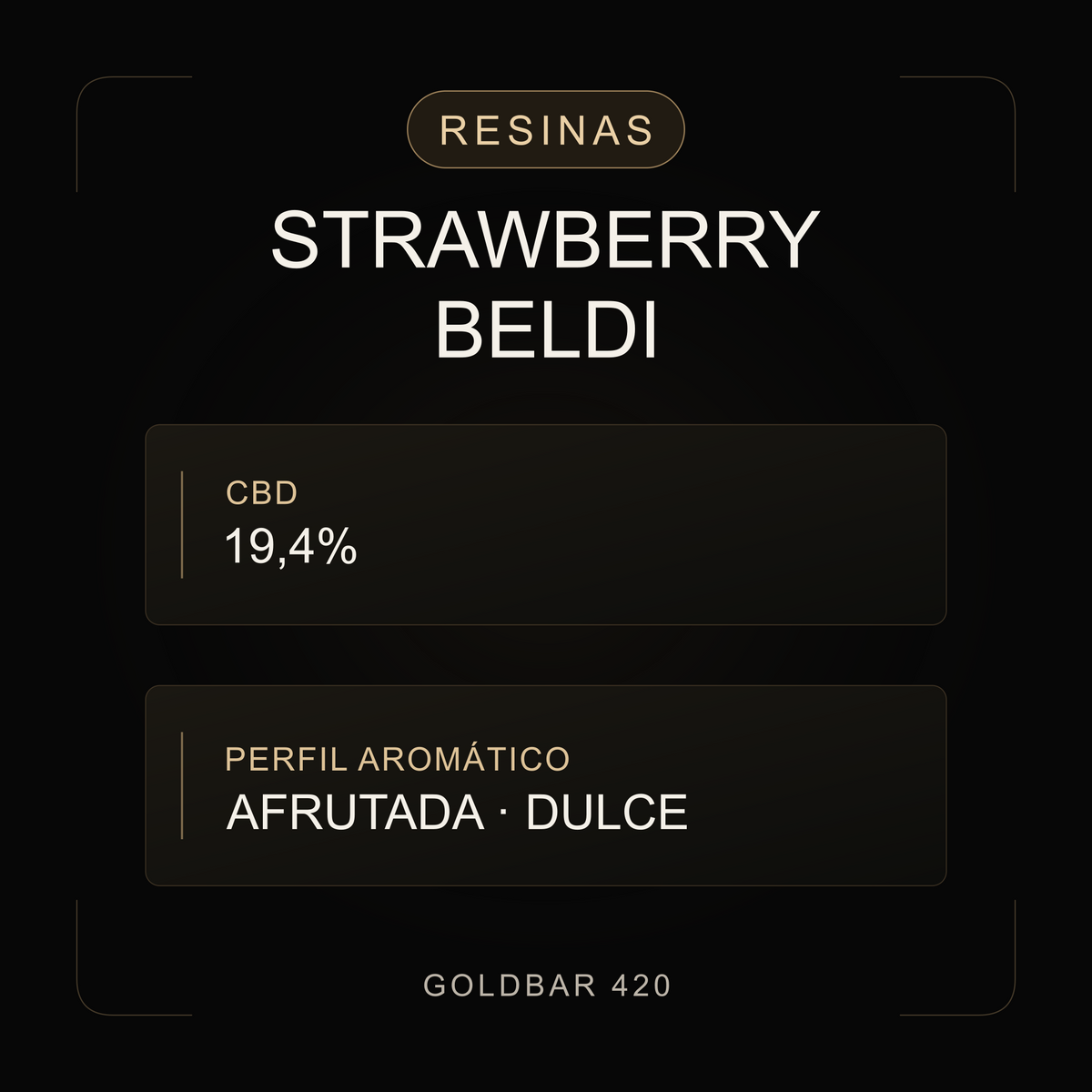 Strawberry Beldi (GOLDBAR420)