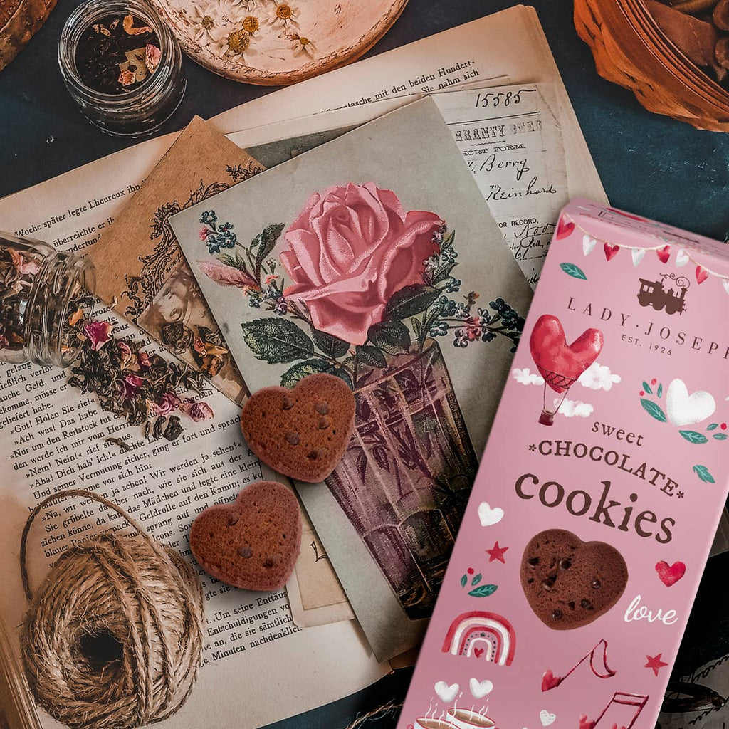 Galletas Love de Cacao en Forma de Corazón