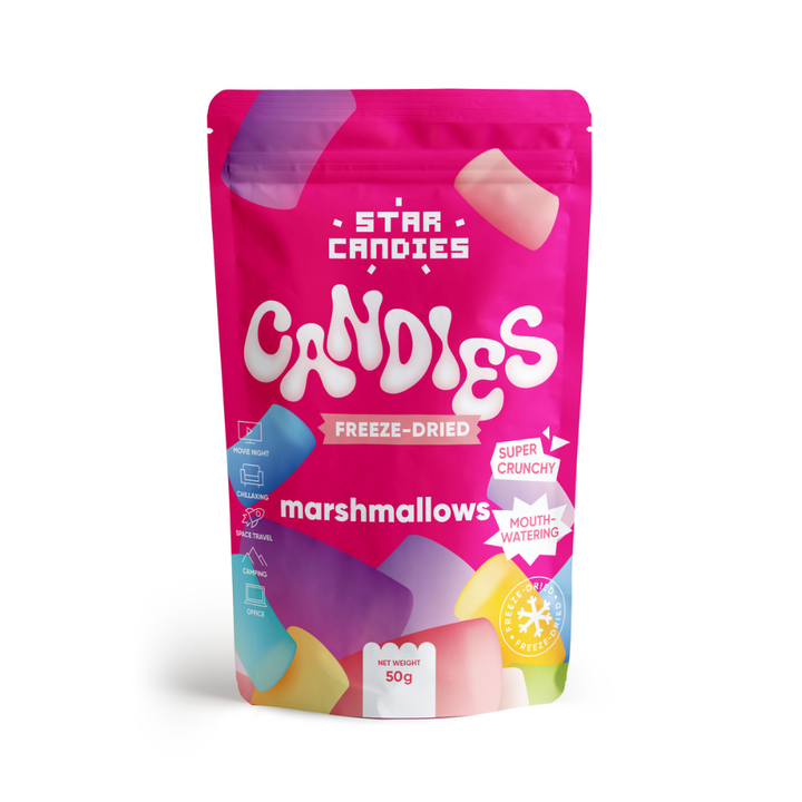 Nubes liofilizadas Marshmallows STAR CANDIES · 50 g