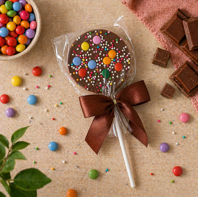 Piruleta de Chocolate Multicolor