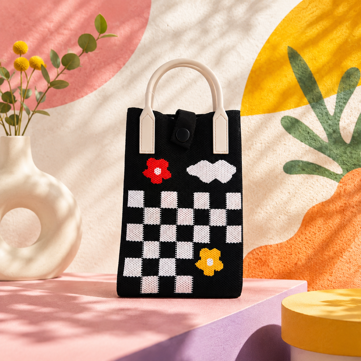 Pixie Bag Arty Flowers