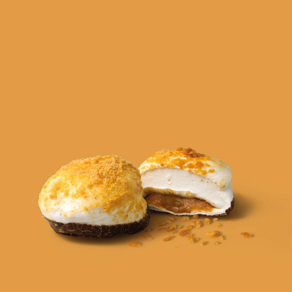 Malvavisco de Caramelo con Toffee Crujiente