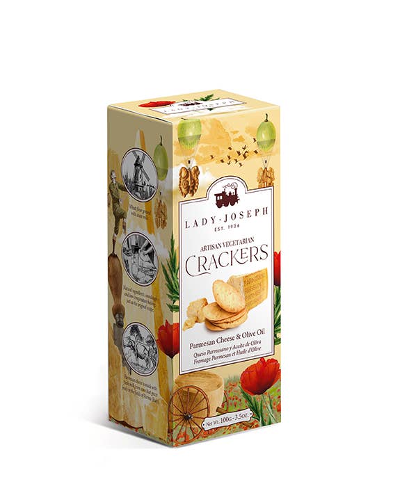Crackers de parmesano y aceite de oliva