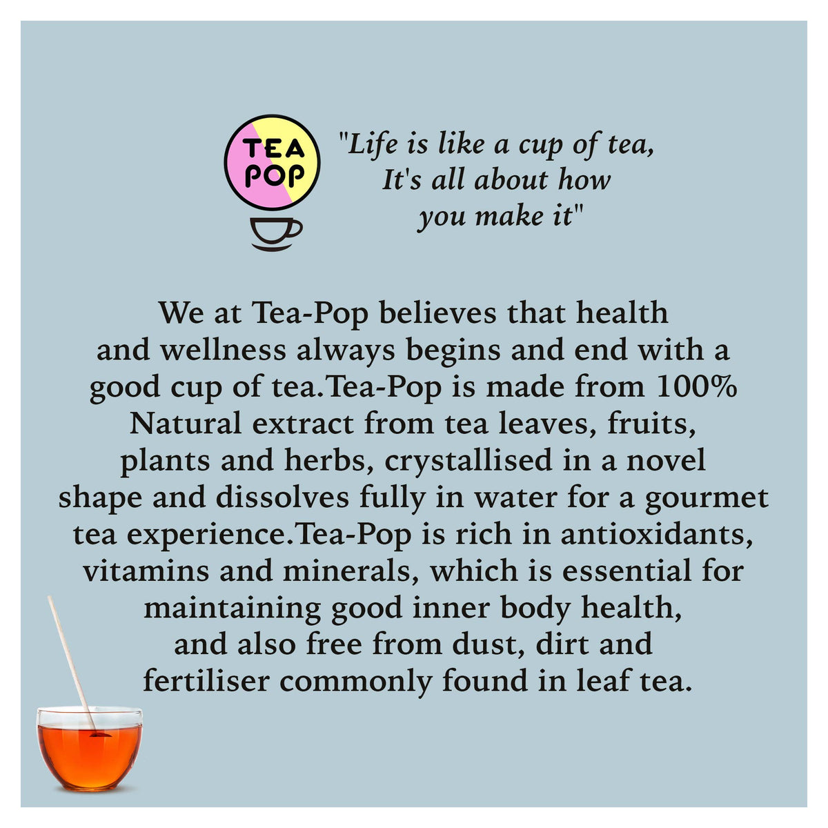 Tea-Pop · Mezclas de Invierno (6 ud.)