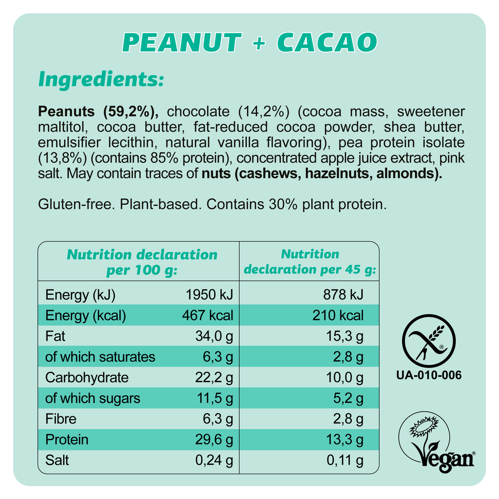 Barrita Cacahuete & Cacao