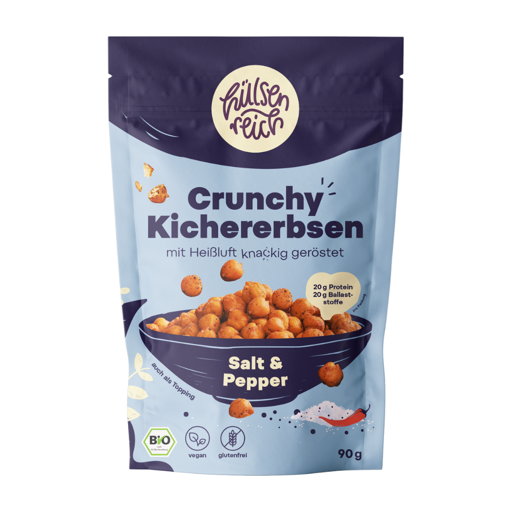 Garbanzos crujientes de sal y pimienta