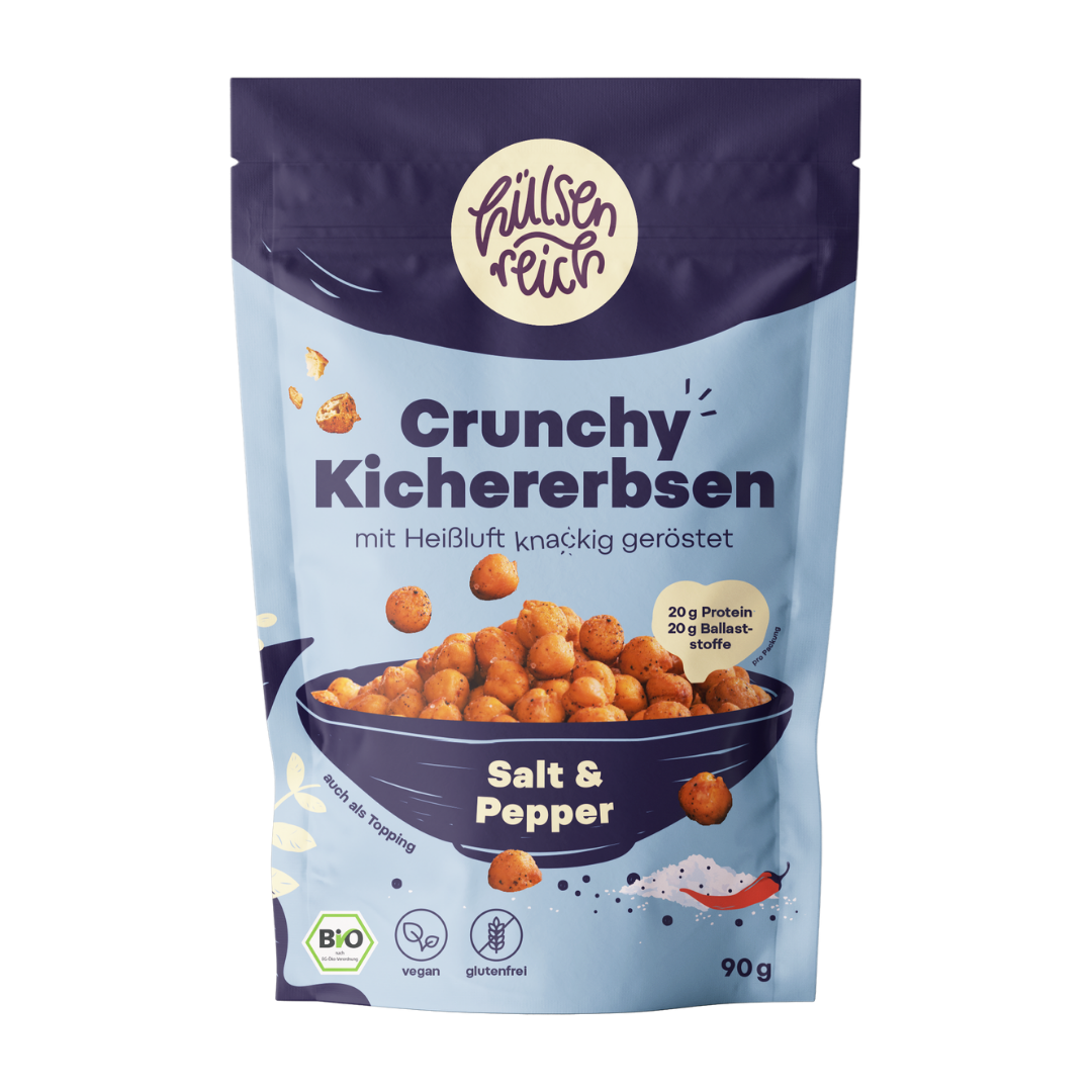 Garbanzos crujientes de sal y pimienta