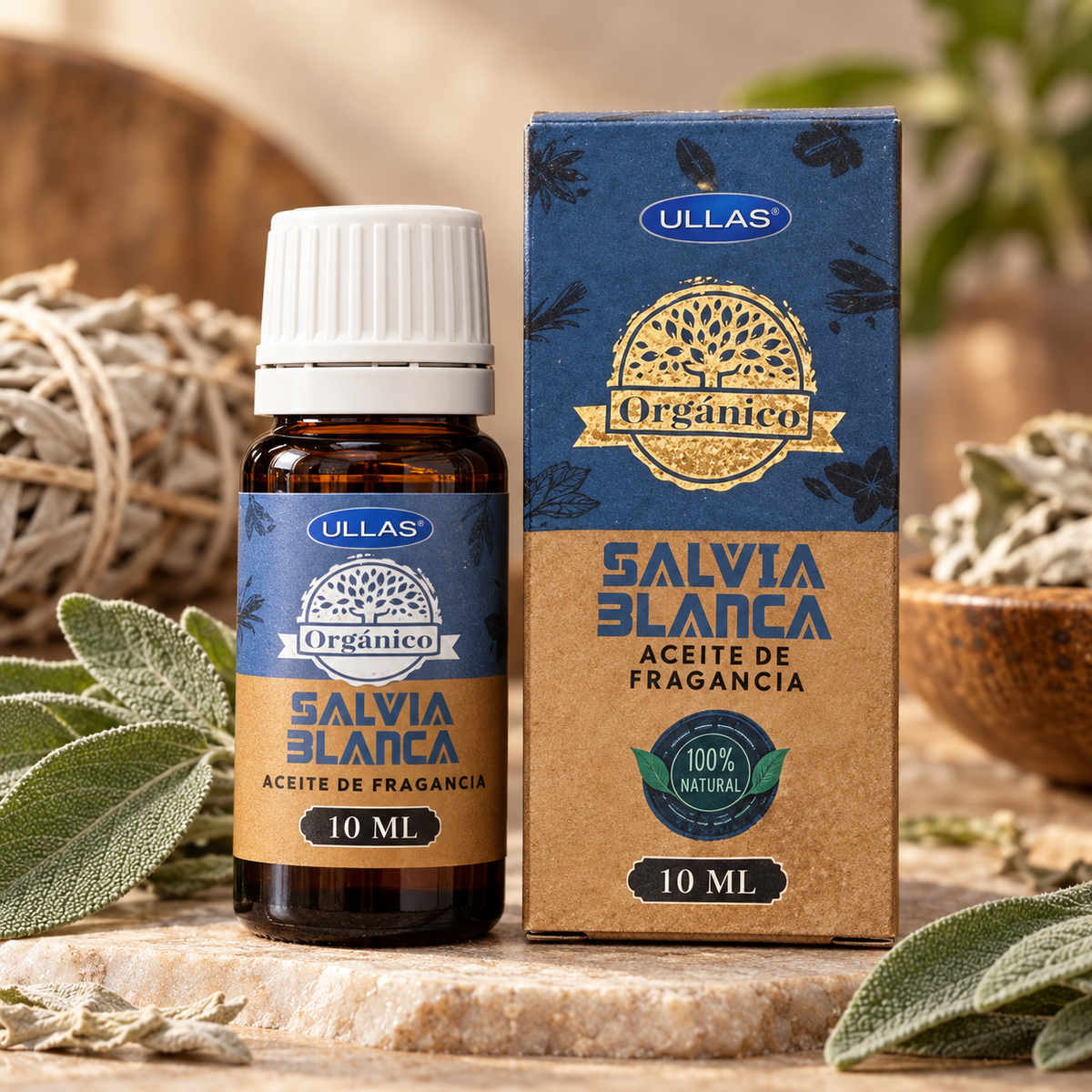 Aceite de fragancia Ullas - Salvia Blanca 10 ml