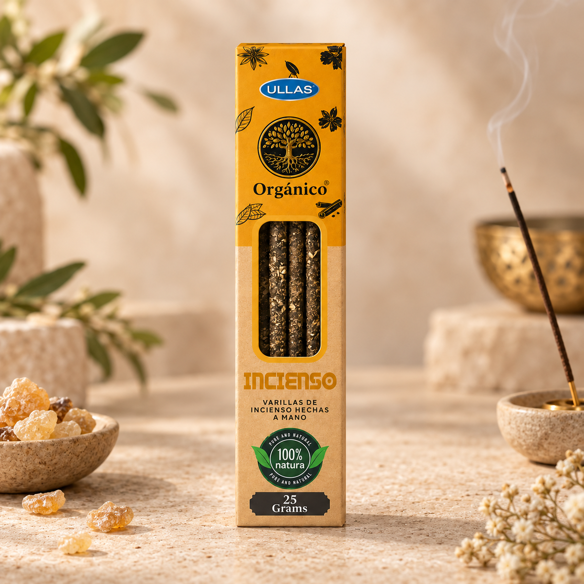 Incienso natural Frankincense Ullas · 25 g