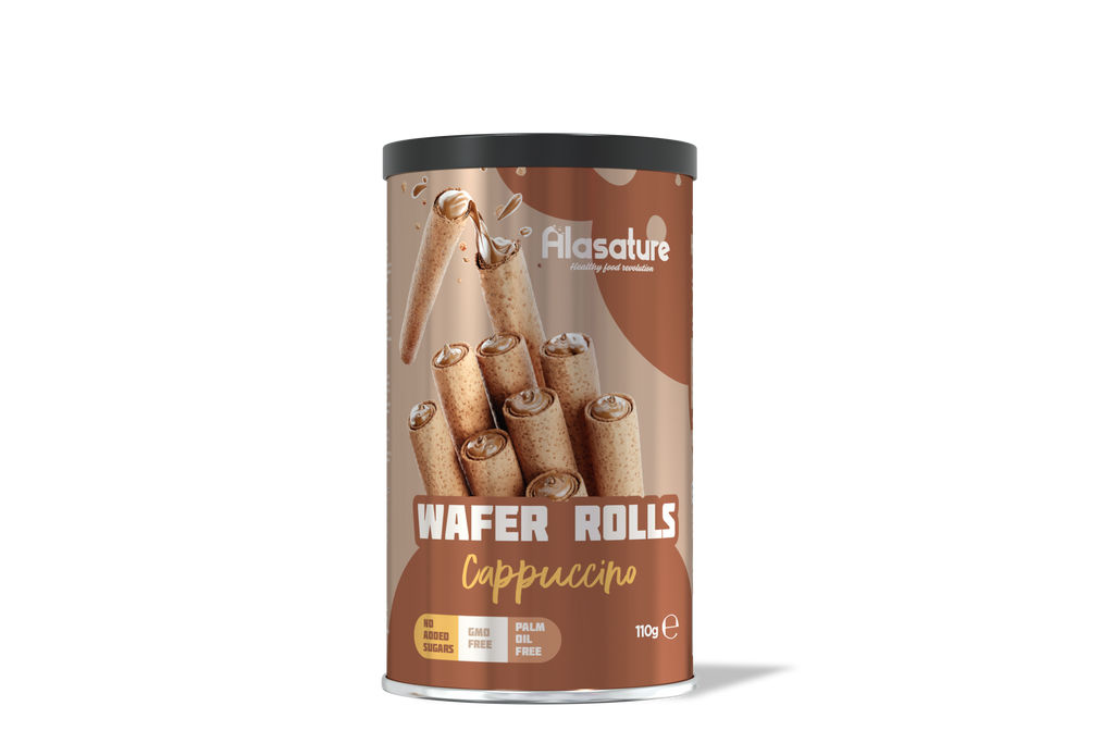 Rollitos de Barquillo con Capuchino
