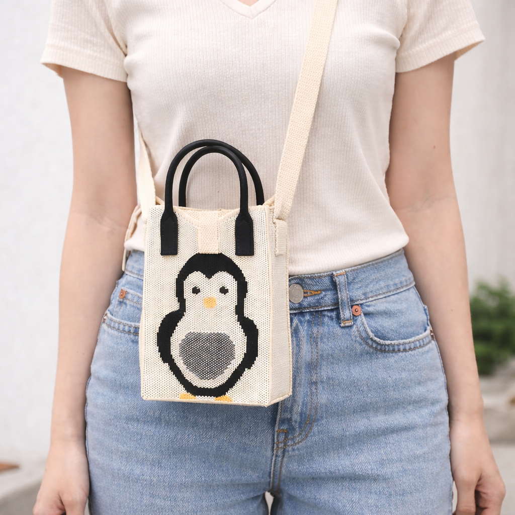 Pixie Bag Pingüinos