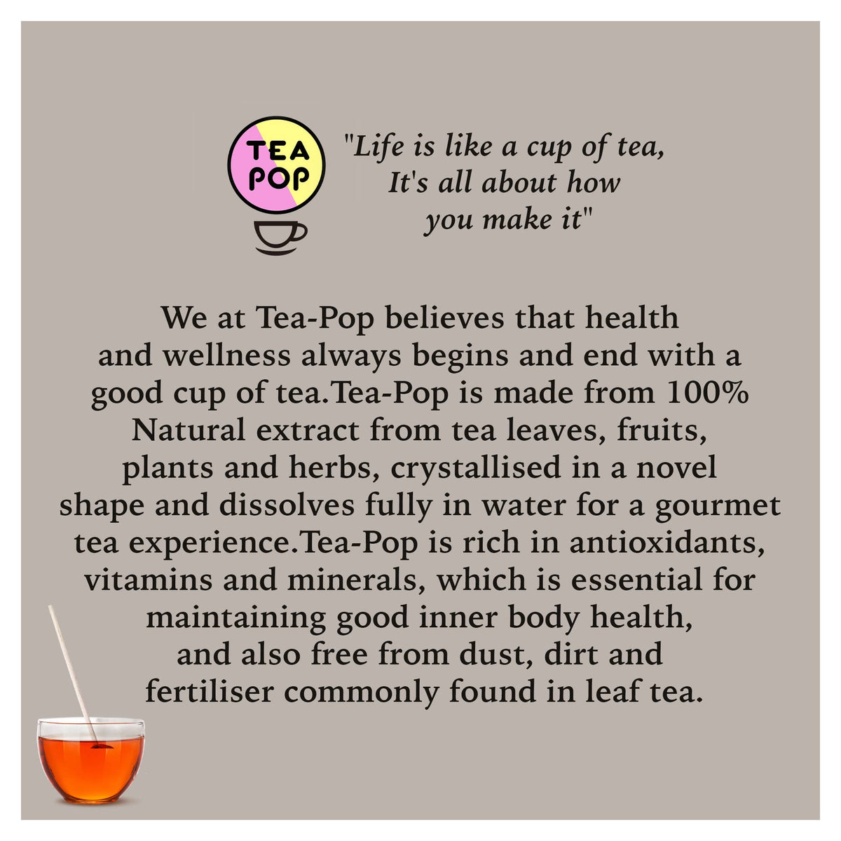 Tea-Pop · Tés Clásicos (6 ud.)