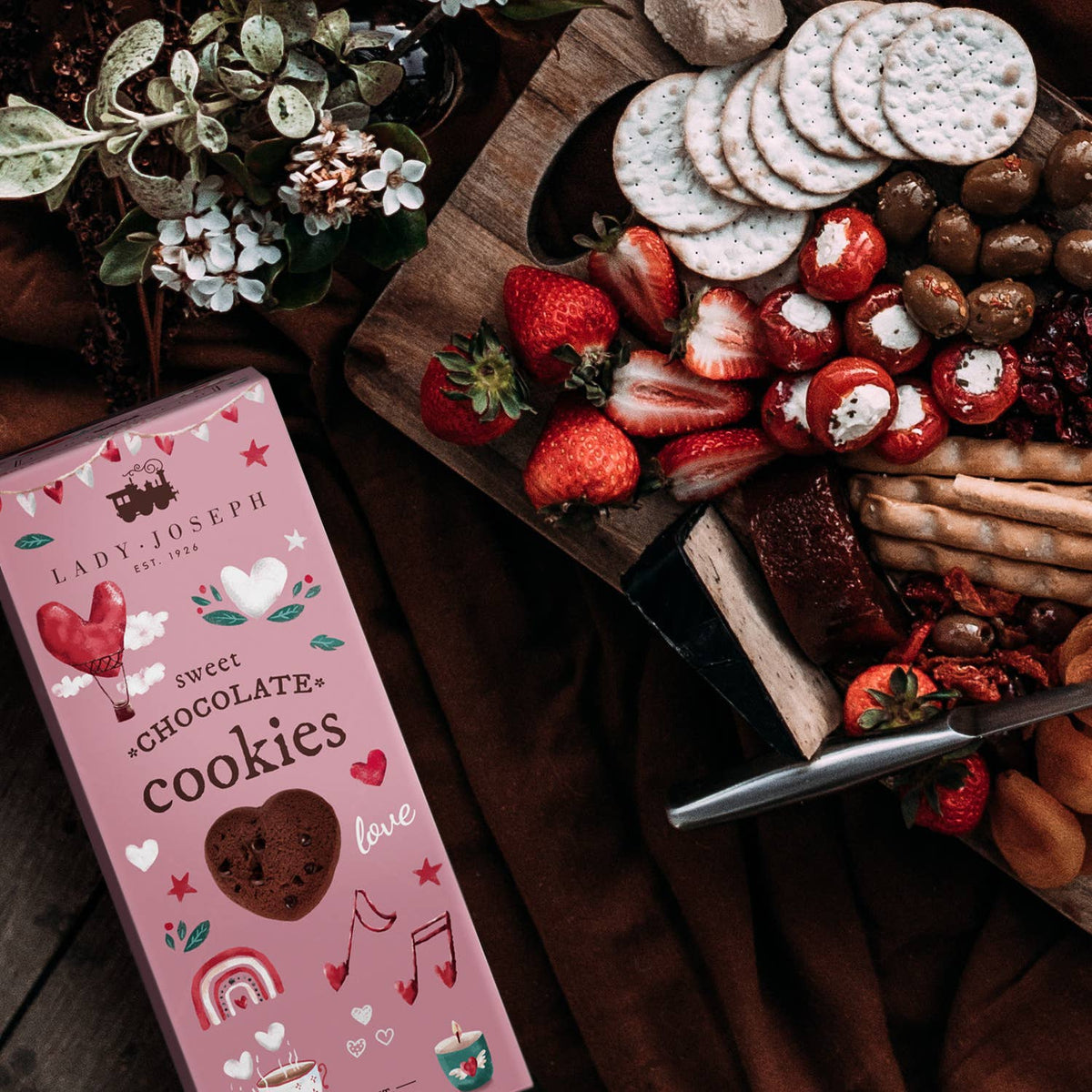 Galletas Love de Cacao en Forma de Corazón