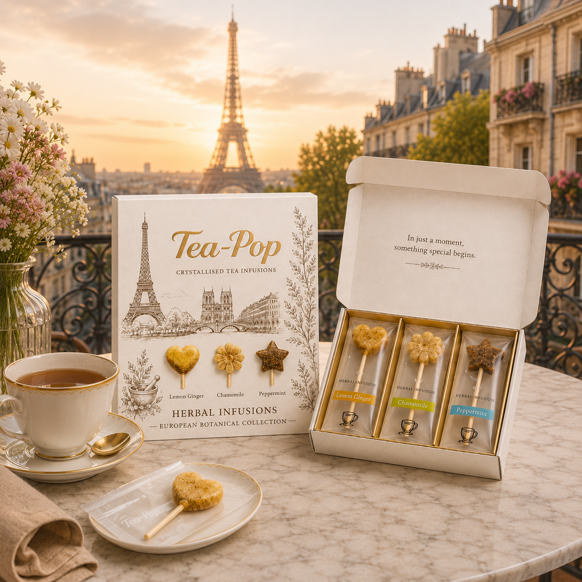 Tea-Pop · Caja Regalo - Infusiones Herbales (6 uds.)