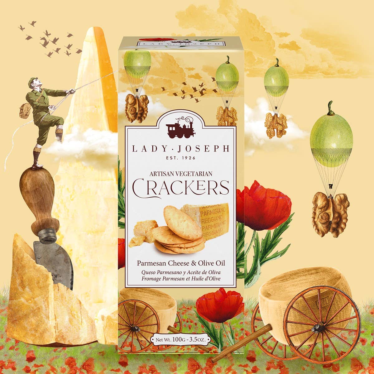 Crackers de parmesano y aceite de oliva