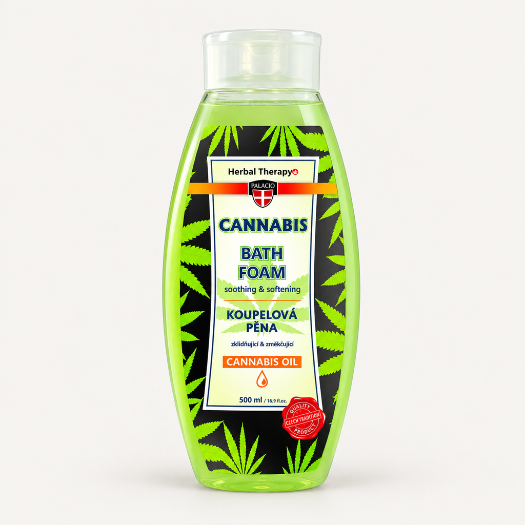 Espuma de baño Palacio con cáñamo · 500 ml — envase del producto