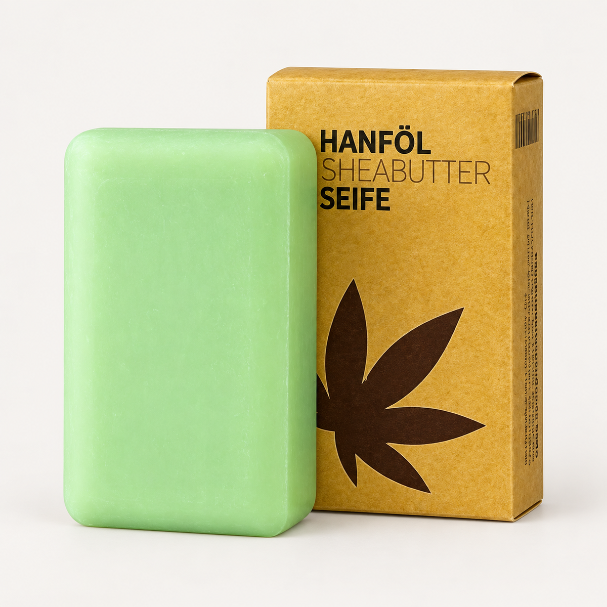 Jabón de cáñamo y karité Hanf & Natur · 100 g — envase del producto