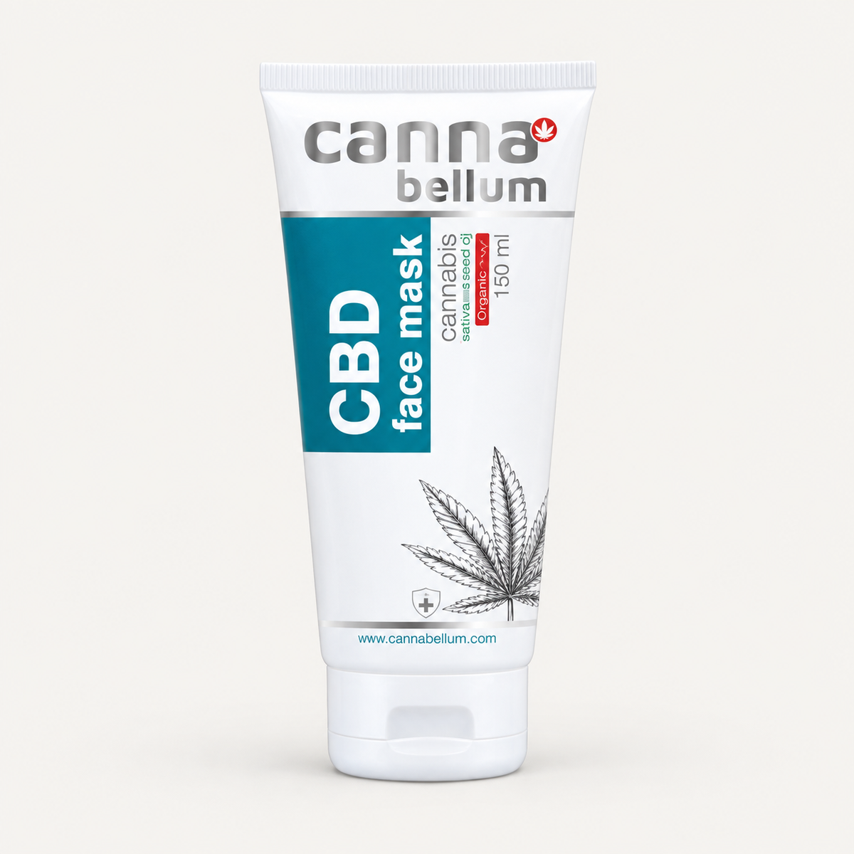Mascarilla facial Cannabellum CBD · 150 ml — envase del producto