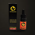 Aceite Full Spectrum (05% CBD), sobre fondo oscuro Estudio.