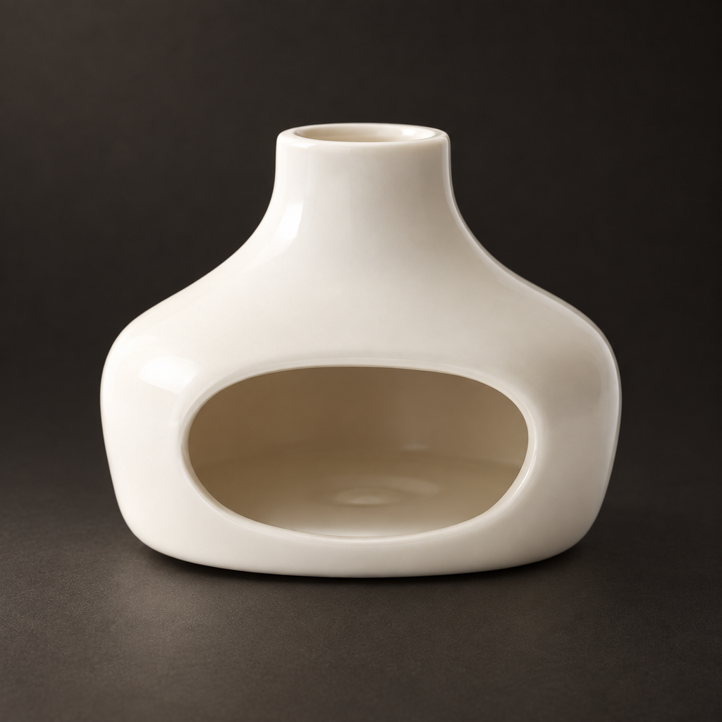 Equilibrio Zen Blanco, sobre fondo oscuro Estudio.