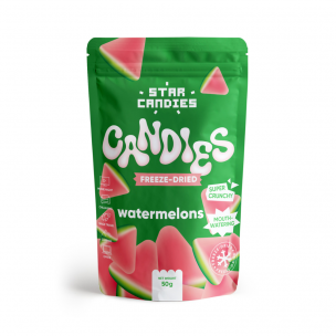 Gominolas liofilizadas de sandía STAR CANDIES · 50 g