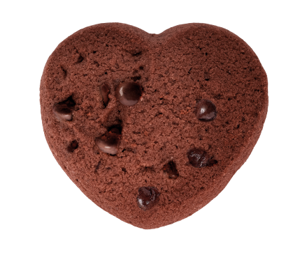 Galletas Love de Cacao en Forma de Corazón