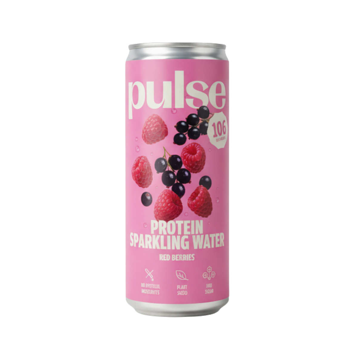 Agua con Gas Proteica de Frutos Rojos