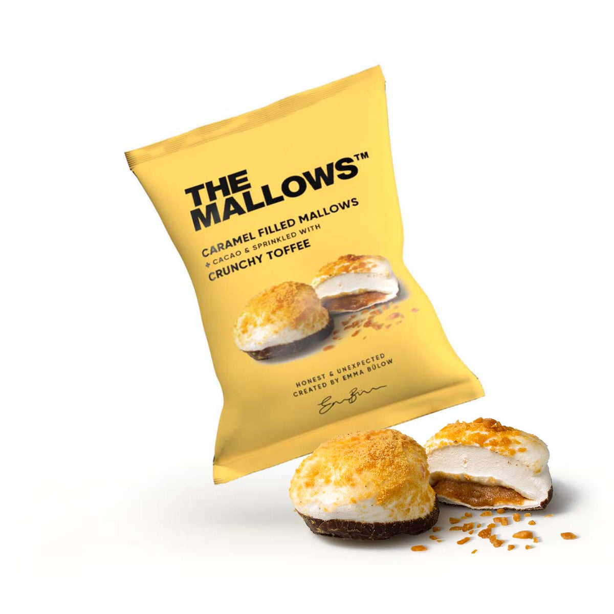 Malvavisco de Caramelo con Toffee Crujiente